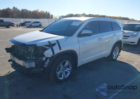 2018 Toyota Highlander Hybrid Limited z USA, uszkodzony, nr VIN 5TDDGRFH6JS046865